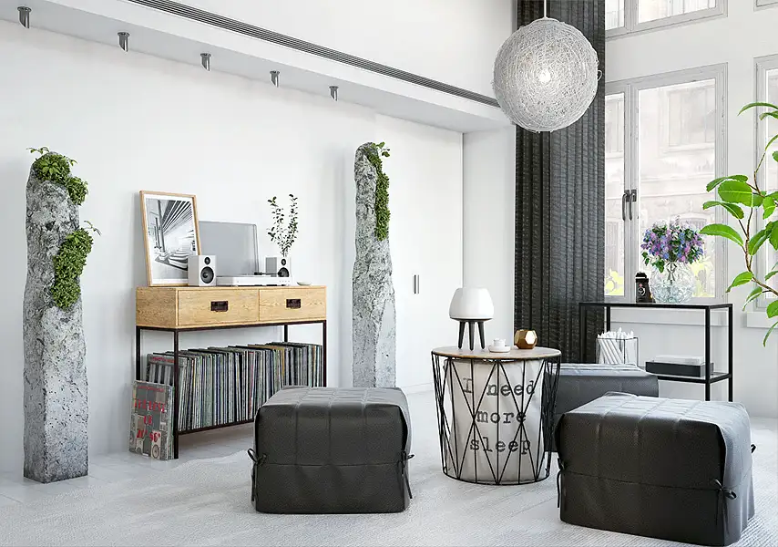 模漾网-36P-室内装饰花瓶家具墙上摆件铁艺落地置物架花架书架盆栽蜡烛-模型合集