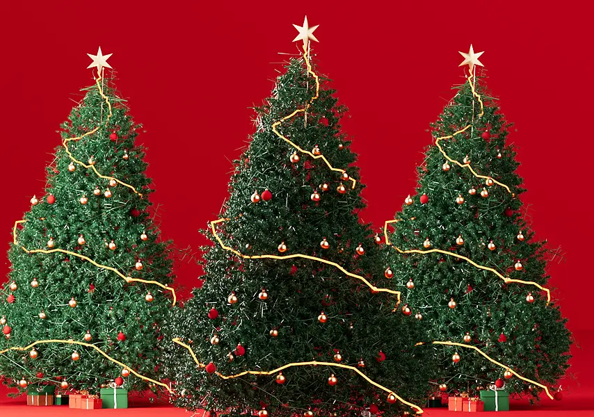 模漾网-1P-圣诞树模型-Evermotion Christmas tree