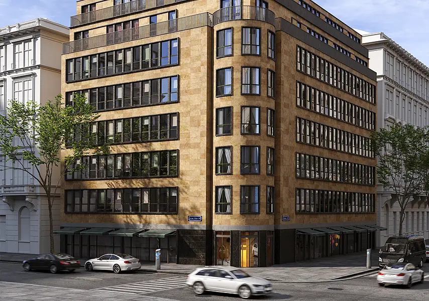 模漾网-50P-欧式建筑沿街房子建筑设计城市建筑风格-模型合集