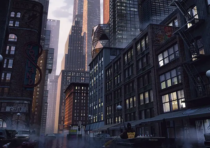 模漾网-现代天际-整体城市-城市群-Every City-模型合集