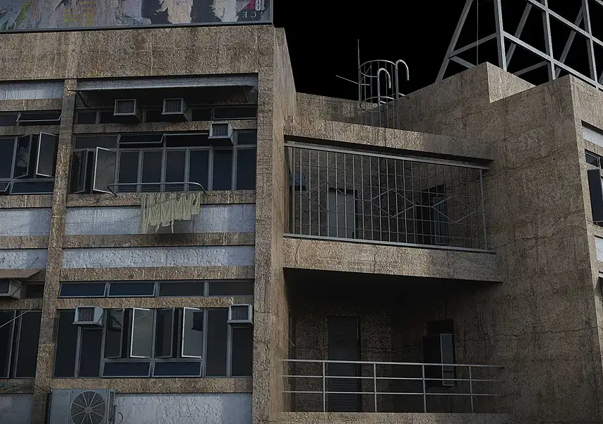 模漾网-乌托邦大城市垂直建筑-巨型街区-棚户区-Future Slums-模型合集