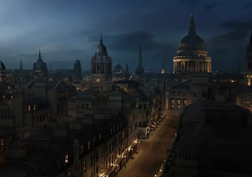 模漾网-维多利亚时代-城市广场街区欧洲塔楼-VICTORIAN-模型合集