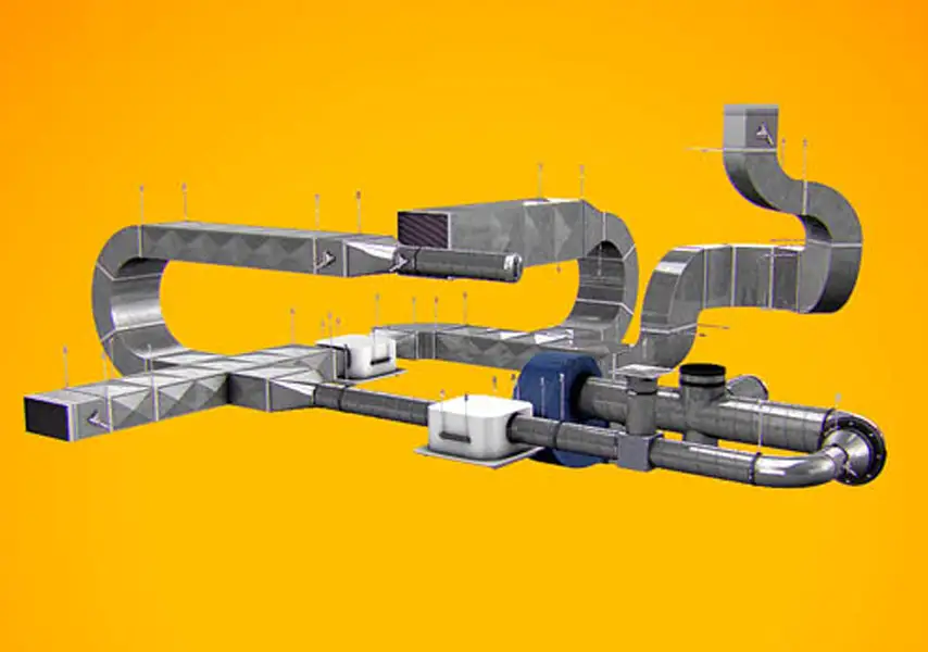 模漾网-工业风道管道组件设施-生成预设-Air Duct Generator -Cinema 4D-lib4d