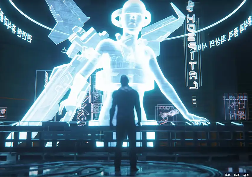 模漾网-赛博朋克-全息模型-lib4d预设-Cinema 4D Xpresso-(R19-2025)