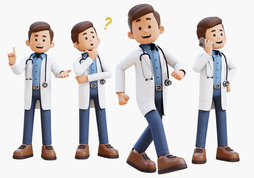 模漾网-10P-男医生角色人物-模型合集-3D Icons.04