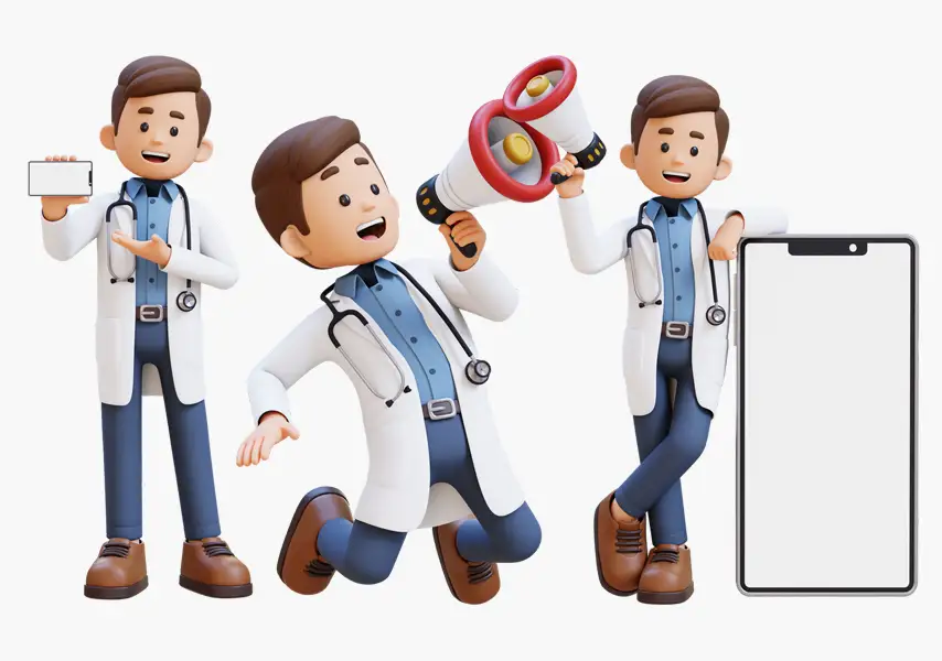 模漾网-20P-男医生角色人物-模型合集-3D Icons.01